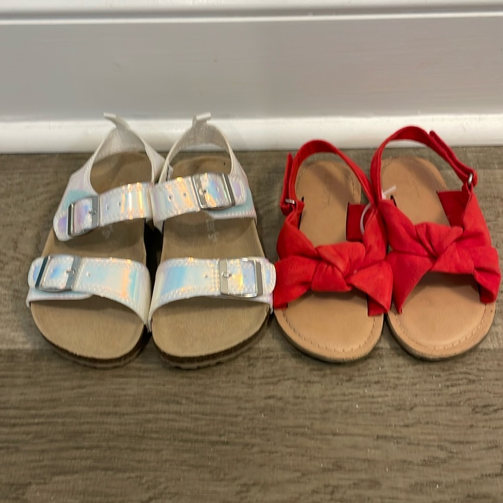 Carters and Old Navy sandals child size 9